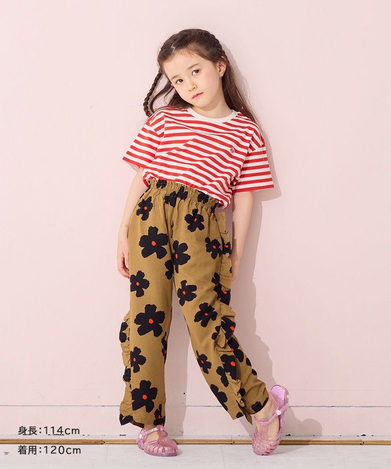 OUTLET】ソウガラサイドフリルパンツ ｜ ボトムス ｜ 子供服のセレクト