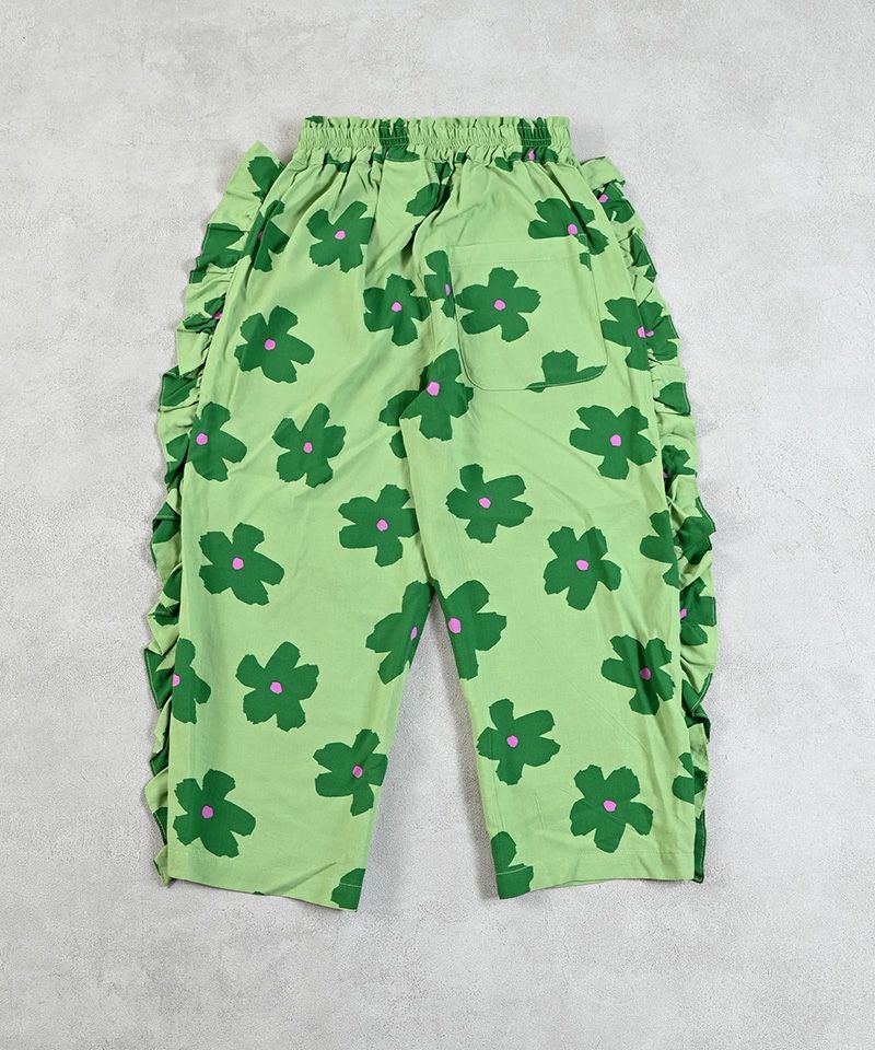TIME SALE】【OUTLET】ソウガラサイドフリルパンツ ｜ ボトムス