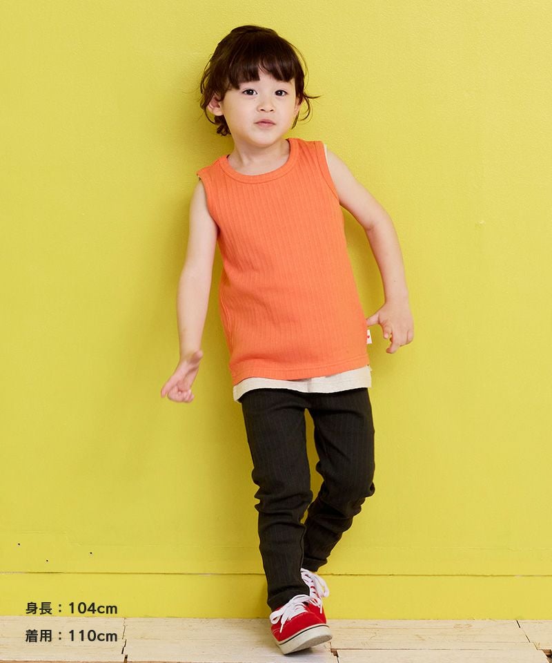無地リブタンクトップ ｜ トップス ｜ 子供服のセレクトショップ