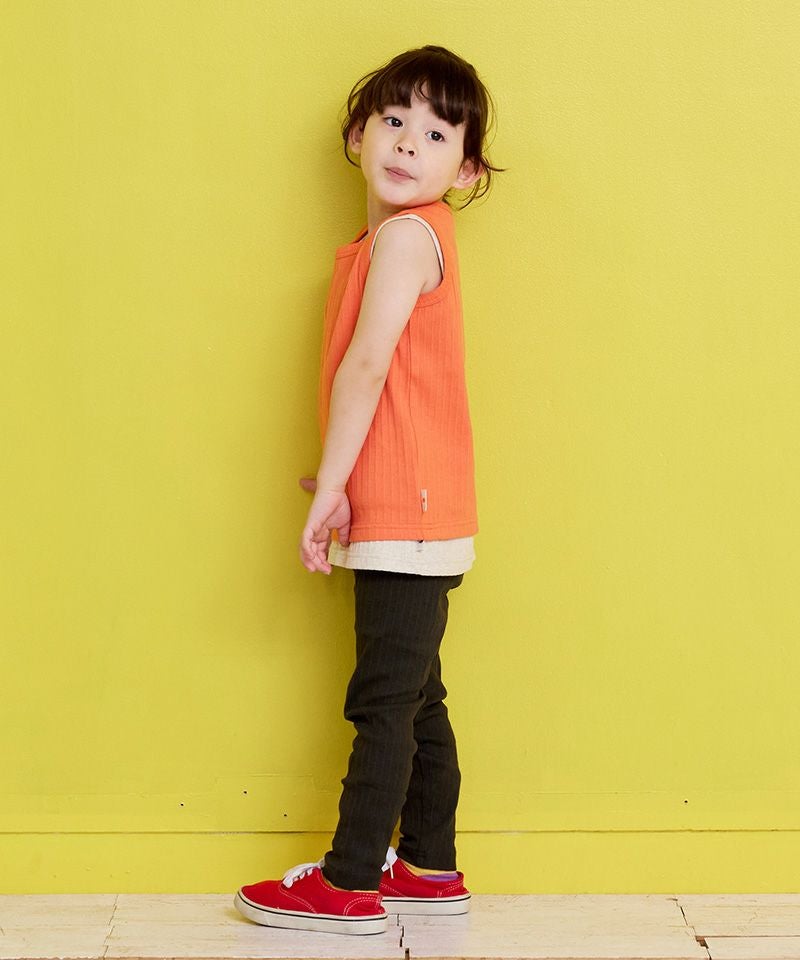 無地リブタンクトップ ｜ トップス ｜ 子供服のセレクトショップ