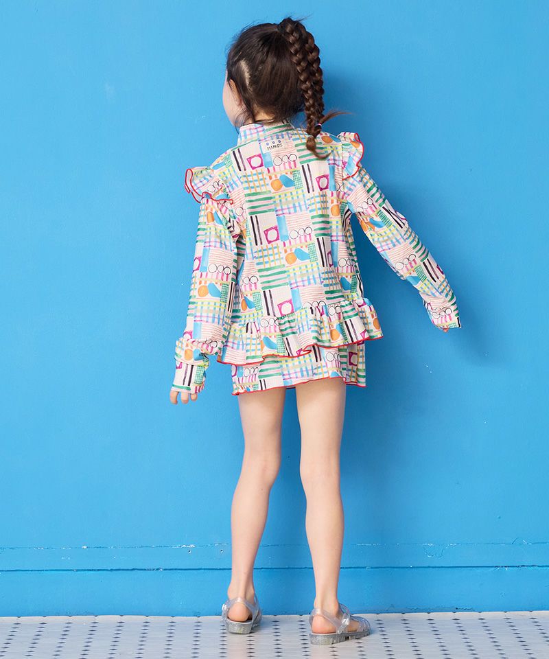 girl'sZIPラッシュガード ｜ 水着・プールグッズ ｜ 子供服のセレクト