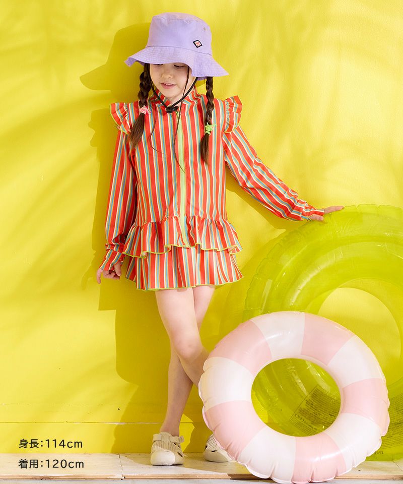 girl'sZIPラッシュガード ｜ 水着・プールグッズ ｜ 子供服のセレクト