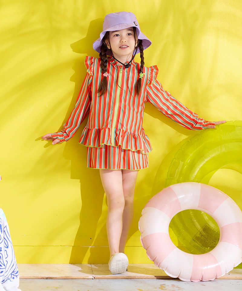 girl'sZIPラッシュガード ｜ 水着・プールグッズ ｜ 子供服のセレクト