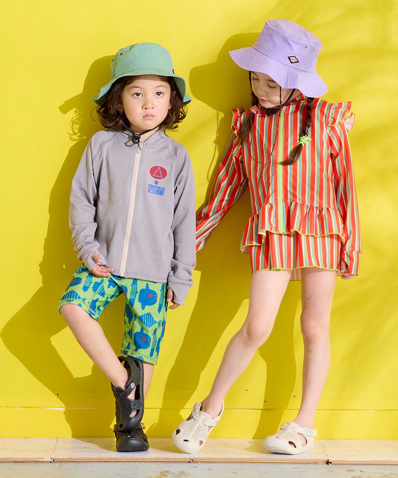 girl'sZIPラッシュガード ｜ 水着・プールグッズ ｜ 子供服のセレクト