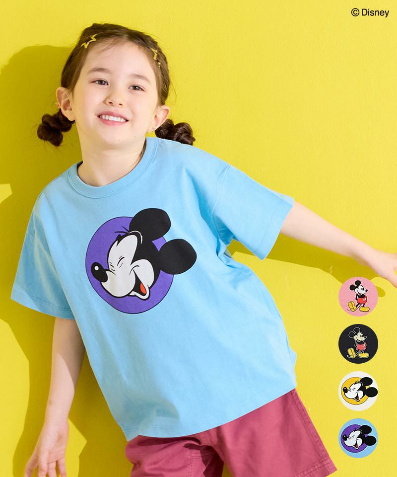 ミッキーマウス プリントTシャツ ｜ トップス ｜ 子供服のセレクト