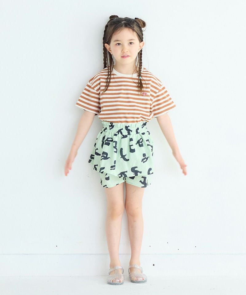 OUTLET】サッカーソウガラフリルキュロットパンツ ｜ ボトムス ｜ 子供
