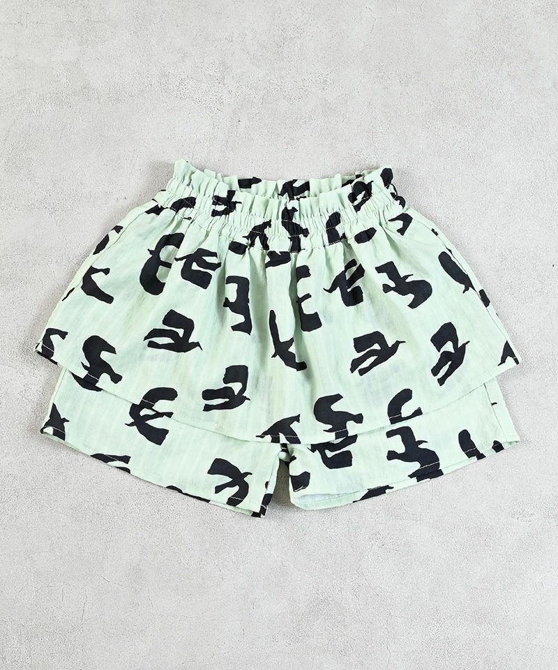 サッカーソウガラフリルキュロットパンツ ｜ ボトムス ｜ 子供服の