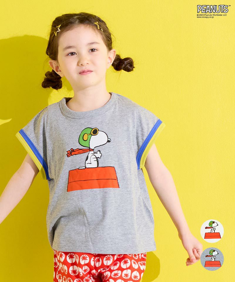 スヌーピー リンガーTシャツ ｜ トップス ｜ 子供服のセレクトショップ