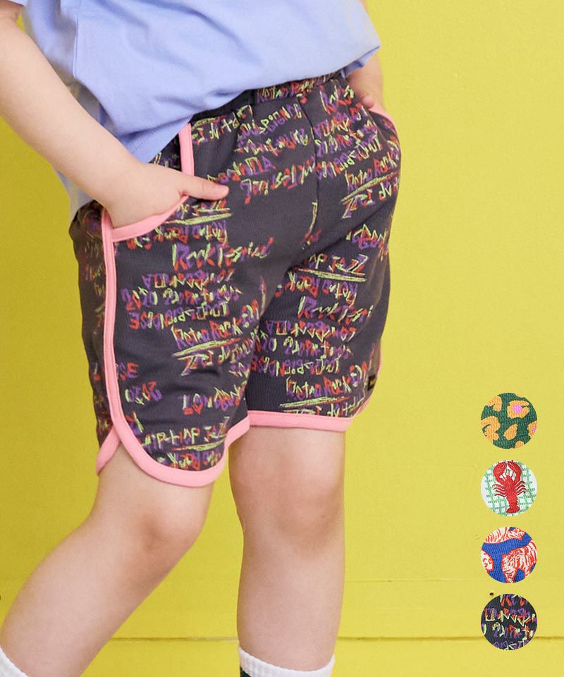 サーマルメッシュ総柄ショートパンツ ｜ ボトムス ｜ 子供服のセレクト