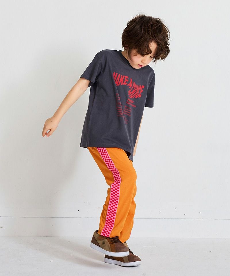 OUTLET】カノコサイドチェッカーラインパンツ ｜ ボトムス ｜ 子供服の