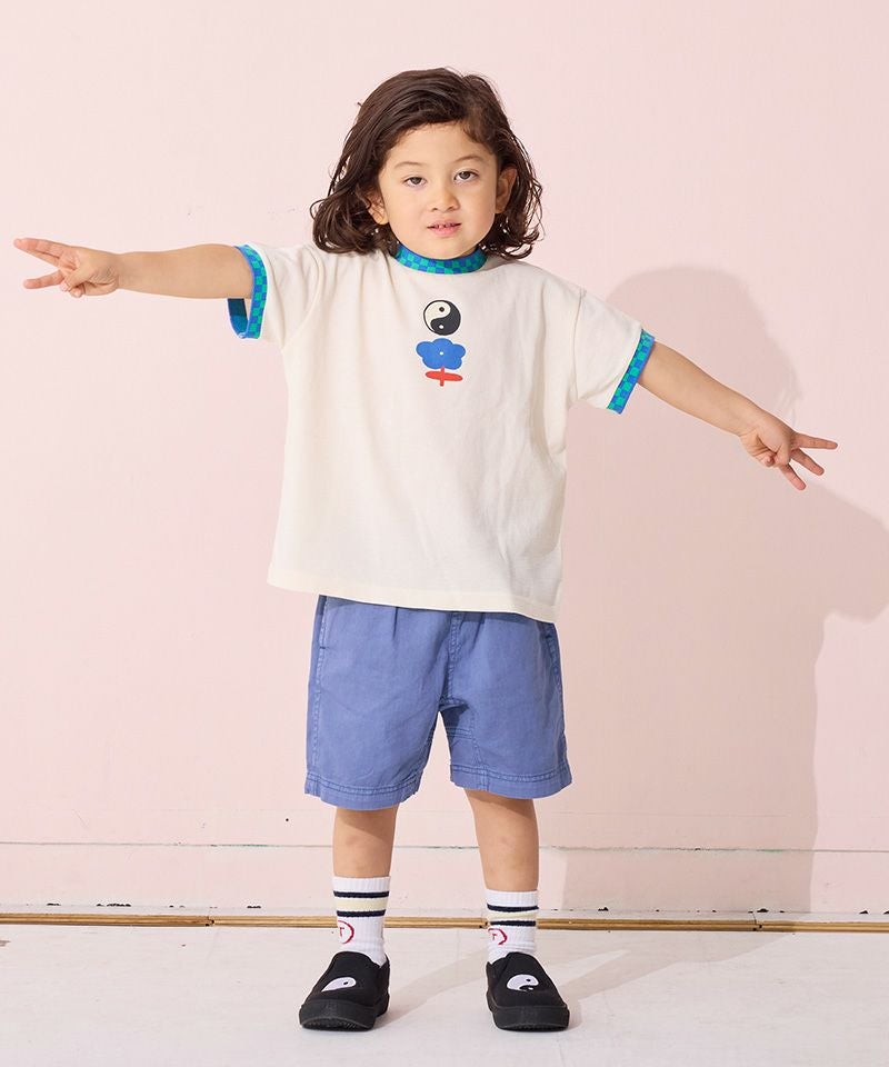 カノコチェッカーリブトップス ｜ トップス ｜ 子供服のセレクト