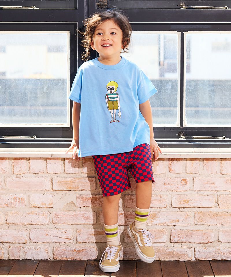 OUTLET】ミニウラケソウガラショートパンツ ｜ ボトムス ｜ 子供服の