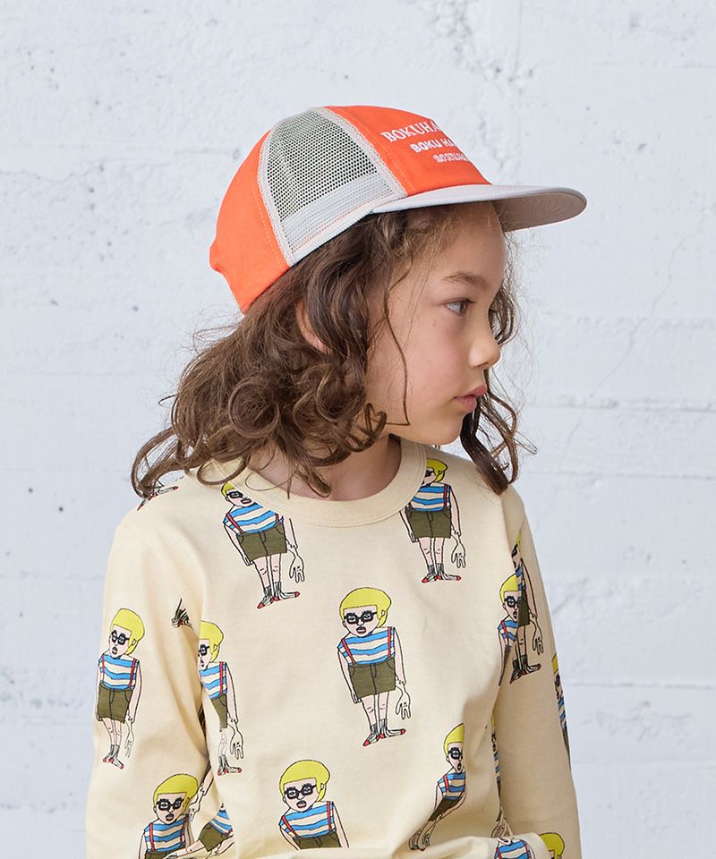 別注BOKUHATANOSII KIDSサイドメッシュキャップ ｜ ファッション雑貨