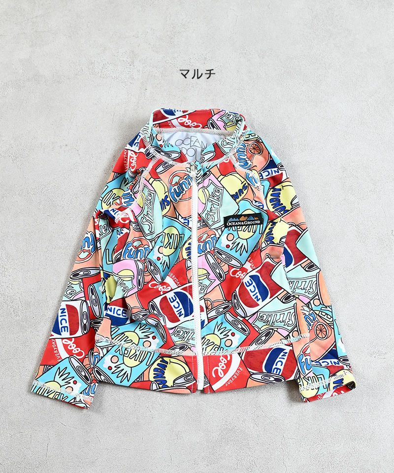 BOY'SソウガラZIPラッシュガード ｜ 水着・プールグッズ ｜ 子供服の