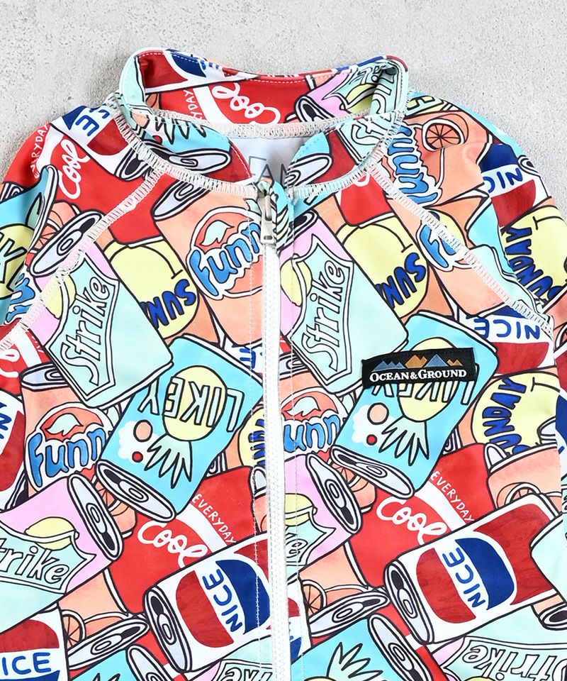 OUTLET】BOY'SソウガラZIPラッシュガード ｜ 水着・プールグッズ