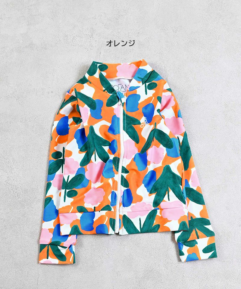 GIRL'SソウガラZIPラッシュガード ｜ 水着・プールグッズ ｜ 子供服の
