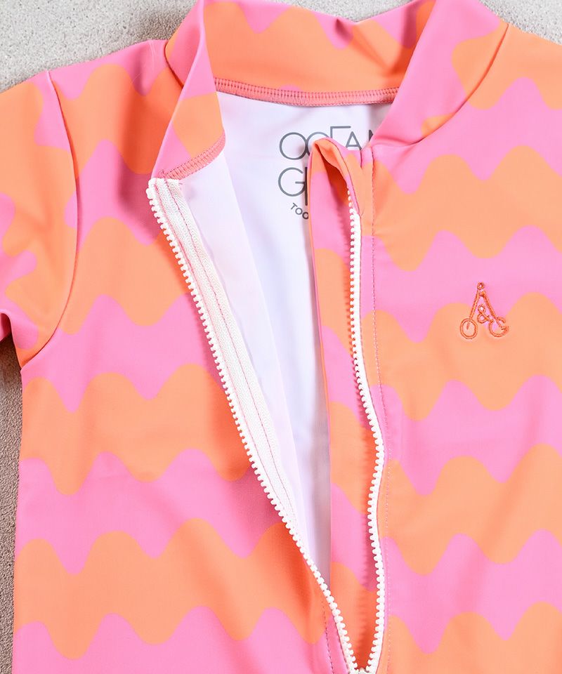 GIRL'SソウガラZIPラッシュガード ｜ 水着・プールグッズ ｜ 子供服の