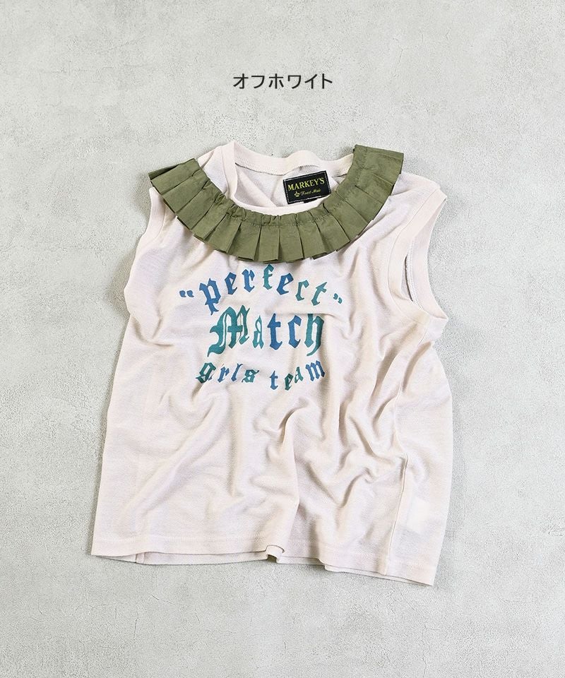 TIME SALE】【OUTLET】ナシジプリーツカラータンクトップ ｜ トップス