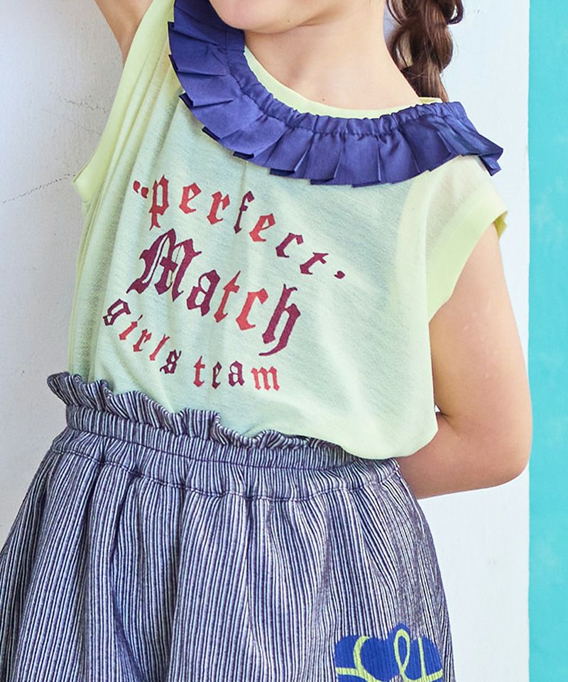 TIME SALE】【OUTLET】ナシジプリーツカラータンクトップ ｜ トップス