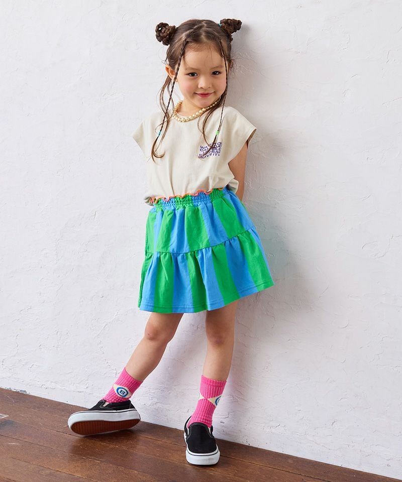 ストライプミニスカート ｜ ボトムス ｜ 子供服のセレクトショップ