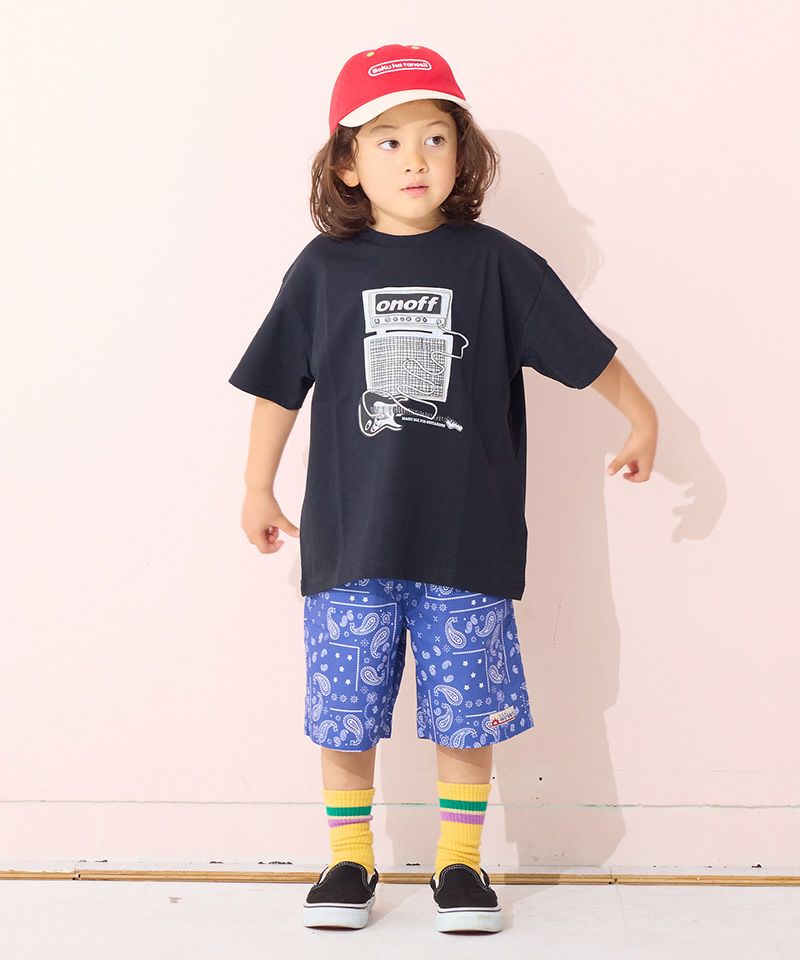 OUTLET】ポプリン総柄ショートパンツ【販売店舗限定アイテム