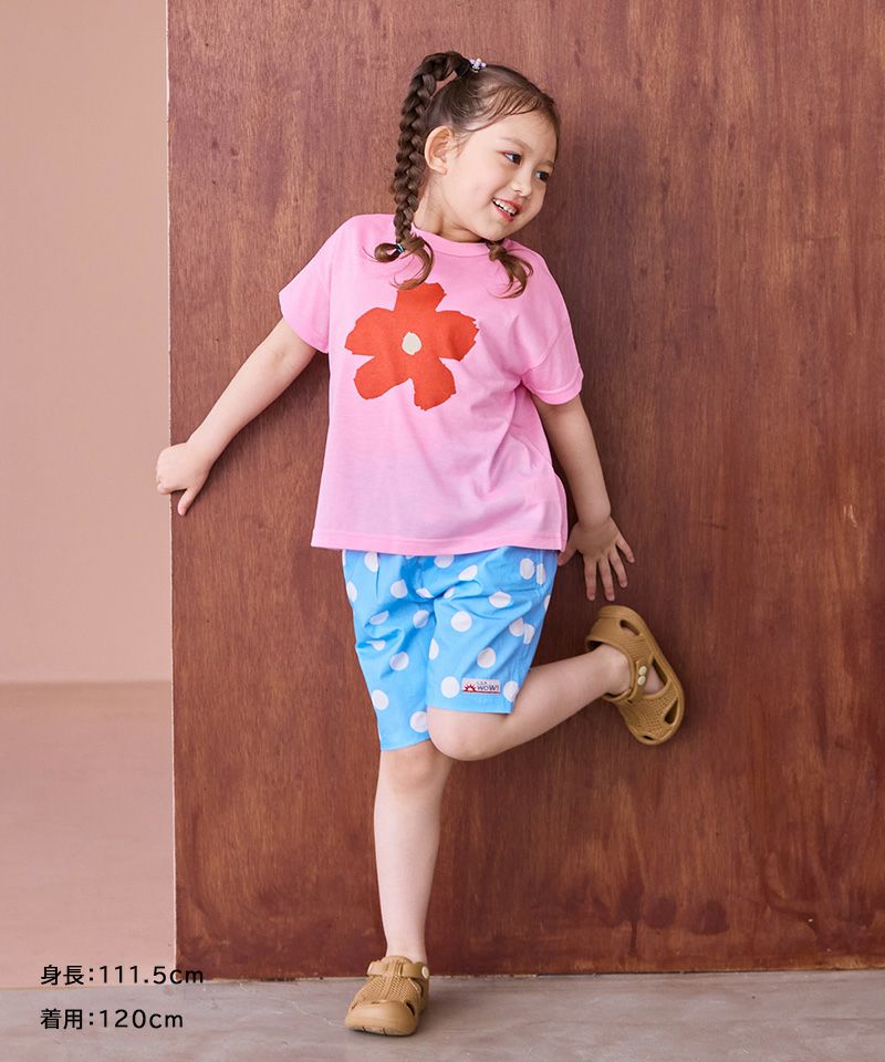 TIME SALE】ポプリン総柄ショートパンツ【販売店舗限定アイテム