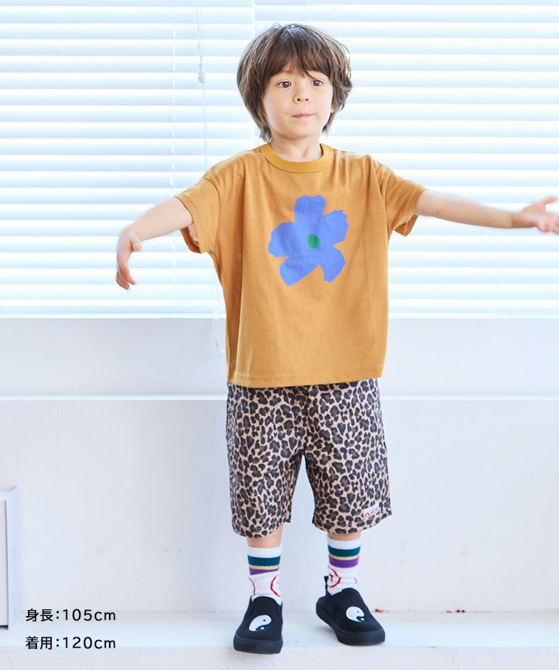 TIME SALE】ポプリン総柄ショートパンツ【販売店舗限定アイテム