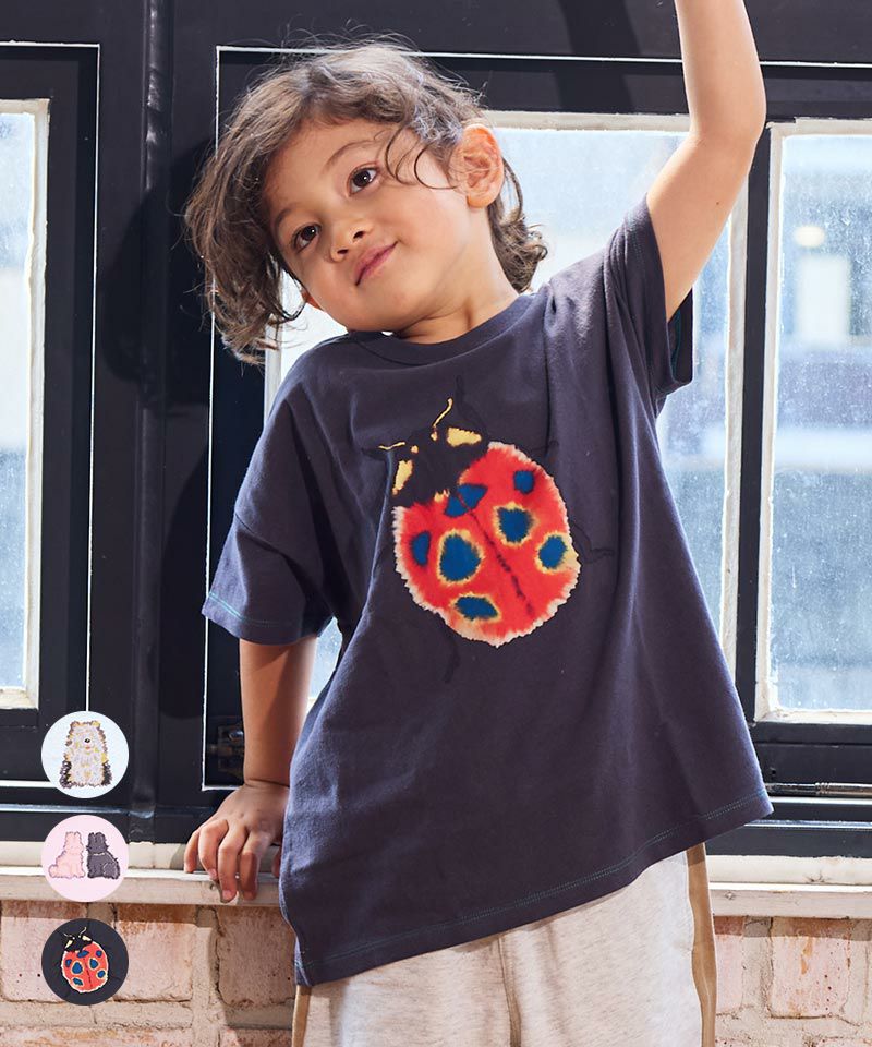 ニジミイキモノワイドTシャツ ｜ トップス ｜ 子供服のセレクト