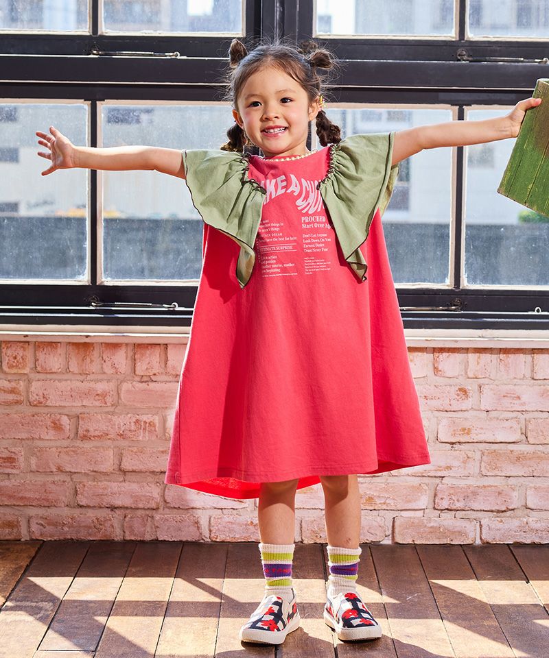 フリルカラータンクトップワンピース ｜ ワンピース ｜ 子供服の