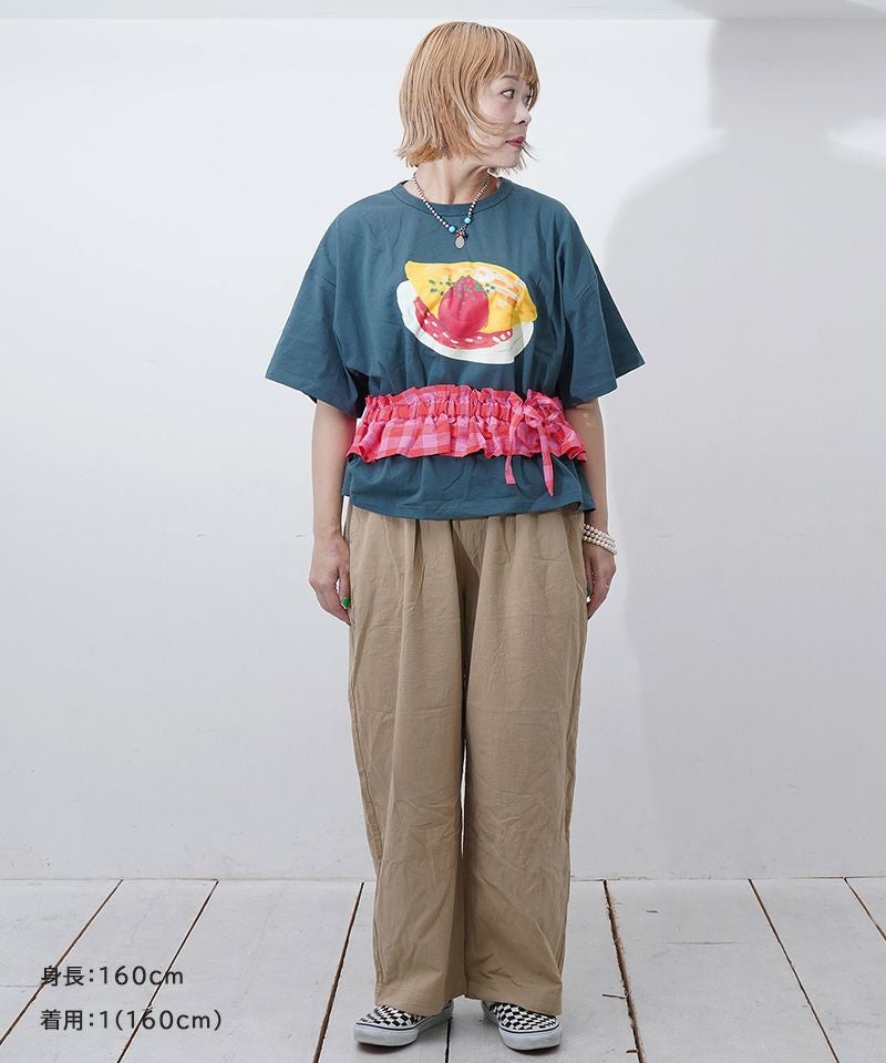 マエウシロプリントTシャツ(160cm) ｜ トップス ｜ 子供服のセレクト