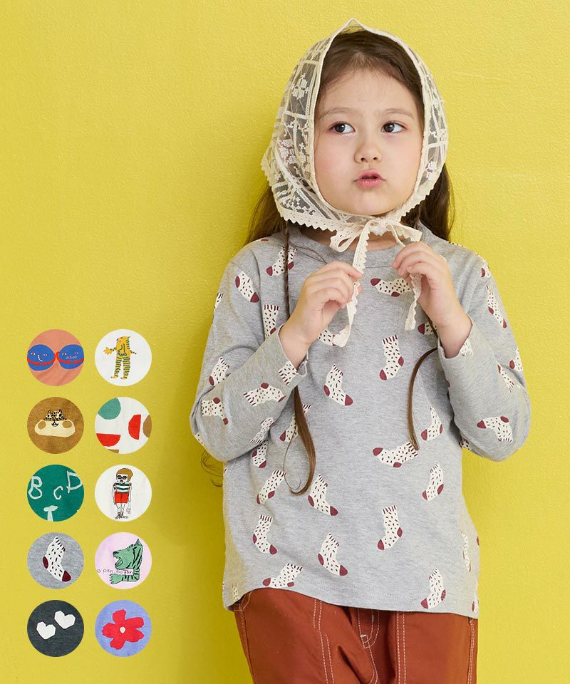 総柄ロンT ｜ トップス ｜ 子供服のセレクトショップ MARKEY'S ONLINE