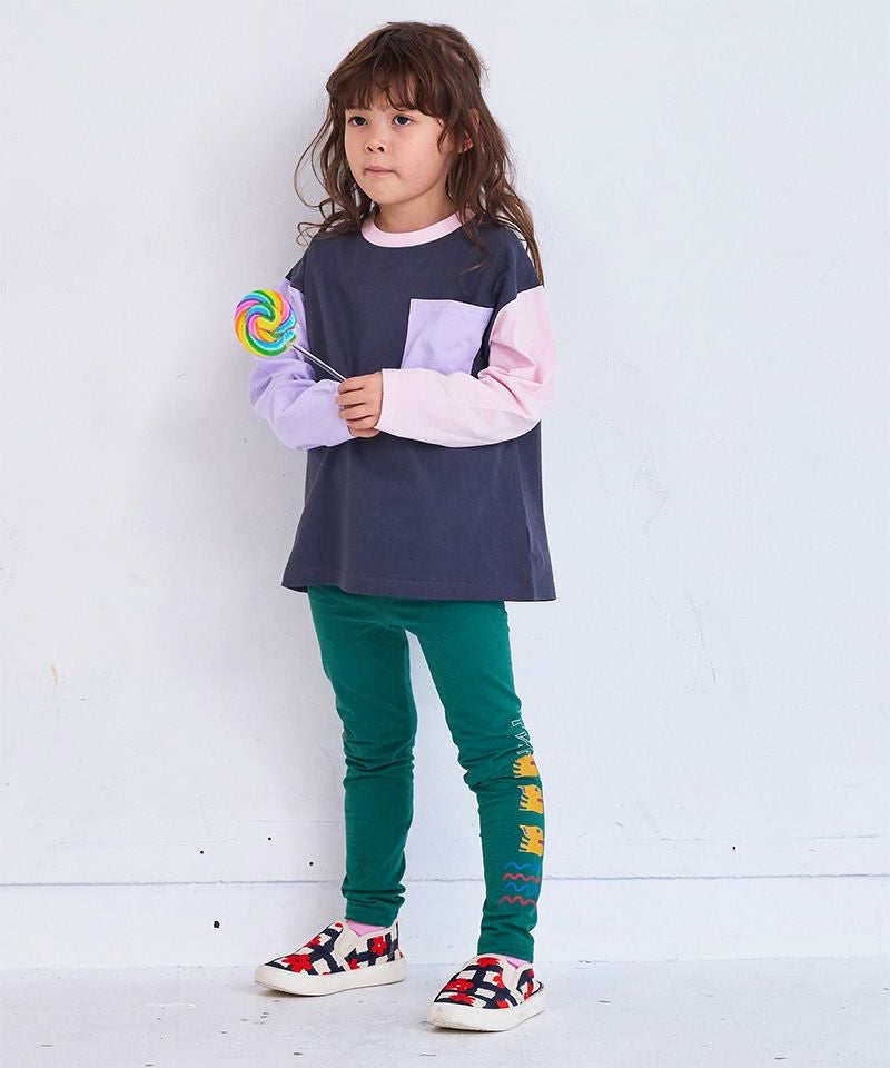 サイドプリントフルタケレギンス ｜ ボトムス ｜ 子供服のセレクト