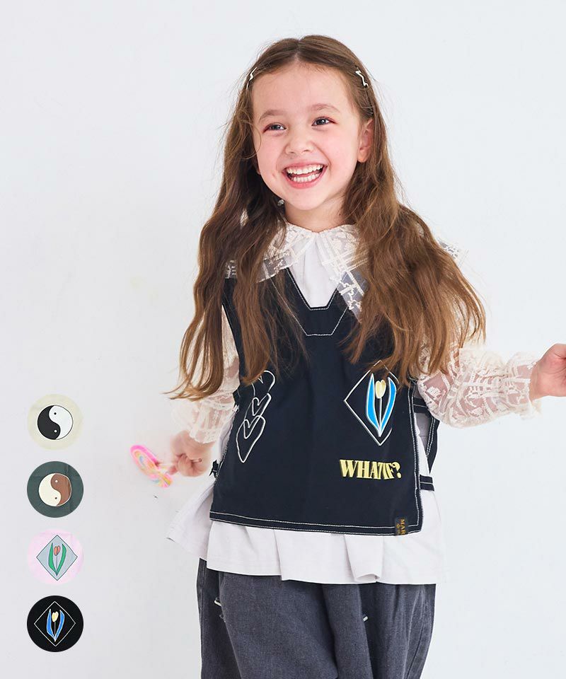 ツイルプリントベスト ｜ トップス ｜ 子供服のセレクトショップ