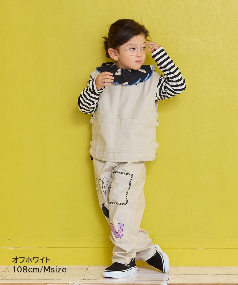 ツイルプリントベスト ｜ トップス ｜ 子供服のセレクトショップ