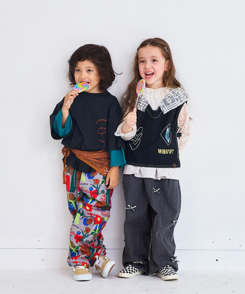 ツイルプリントベスト ｜ トップス ｜ 子供服のセレクトショップ