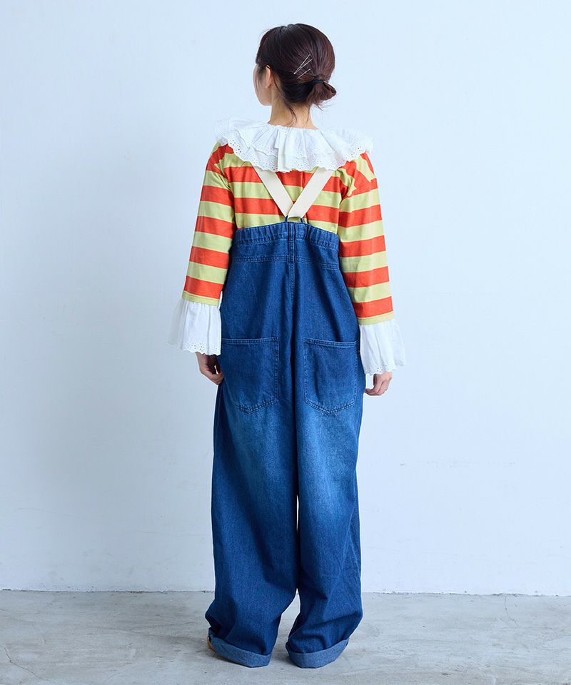デニムエヴォルブサロペット / 大人サイズ ｜ ボトムス ｜ 子供服の