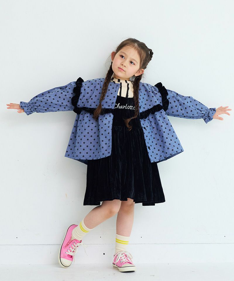 スクエアフリル2wayブラウス ｜ トップス ｜ 子供服のセレクトショップ