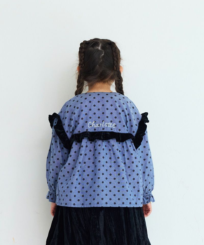 スクエアフリル2wayブラウス ｜ トップス ｜ 子供服のセレクトショップ
