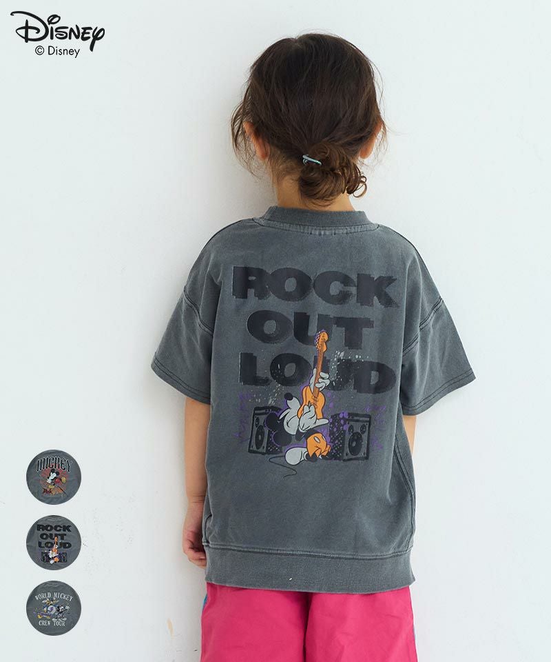 ピグメントロックミッキースウェットT ｜ トップス ｜ 子供服の