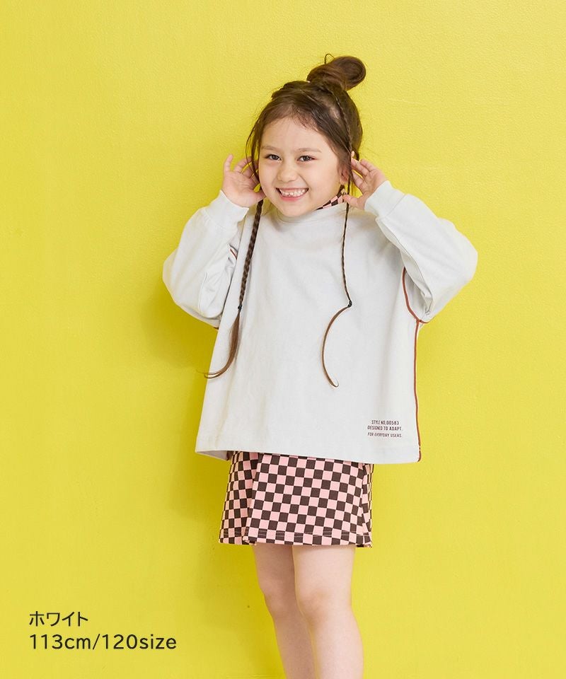 バイカラーラインロンT ｜ トップス ｜ 子供服のセレクトショップ