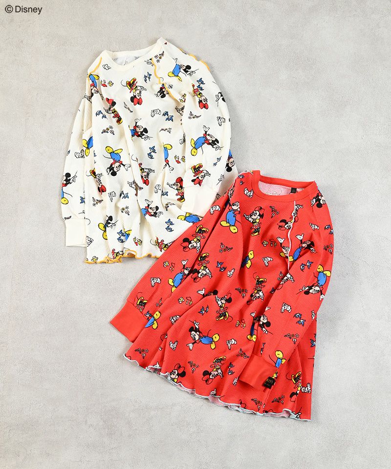 別注】ミッキーマウスワッフルビッグロンT ｜ トップス ｜ 子供服の