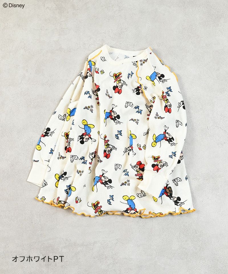 ミッキー  ラグランTとワッフルT2点セット 別注】ミッキーマウスワッフルビッグロンT ｜ トップス ｜ 子供服の