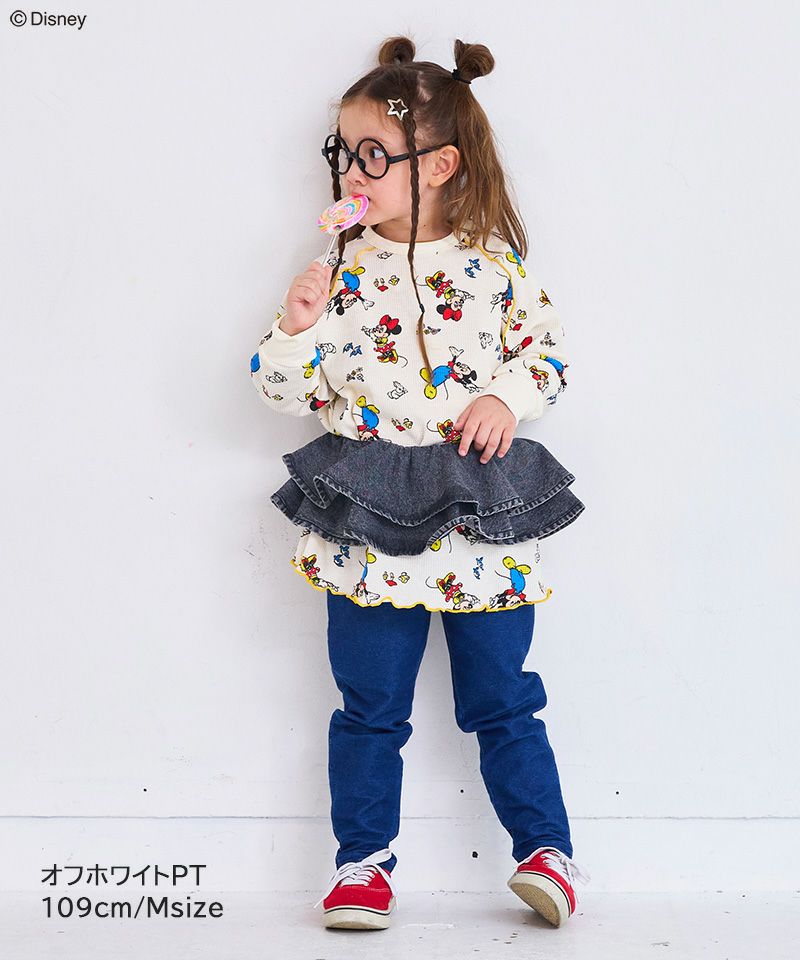 別注】ミッキーマウスワッフルビッグロンT ｜ トップス ｜ 子供服の