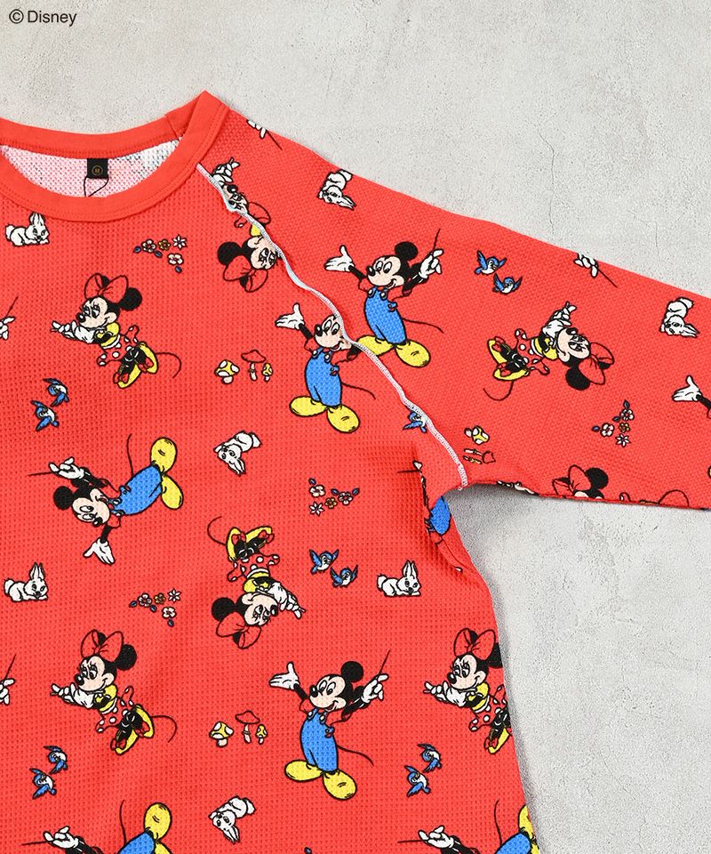 別注】ミッキーマウスワッフルビッグロンT ｜ トップス ｜ 子供服の