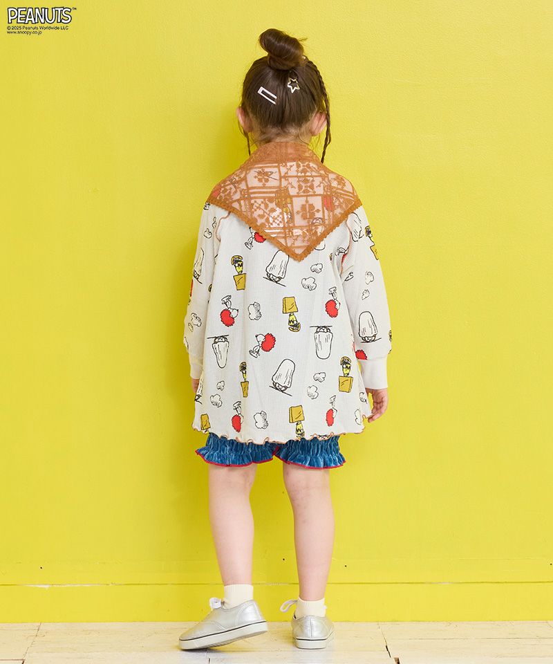 別注】スヌーピーワッフルビッグロンT ｜ トップス ｜ 子供服の