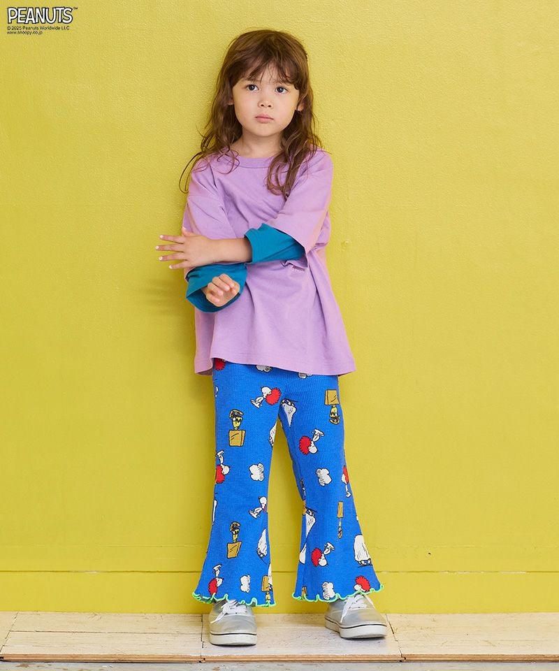 別注】スヌーピーワッフルフレアーパンツ | ボトムス | 子供服の 別注】スヌーピーワッフルフレアーパンツ | ボトムス | 子供服の