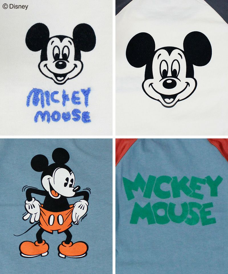 別注】ミッキーマウスラグランロンT ｜ トップス ｜ 子供服のセレクト