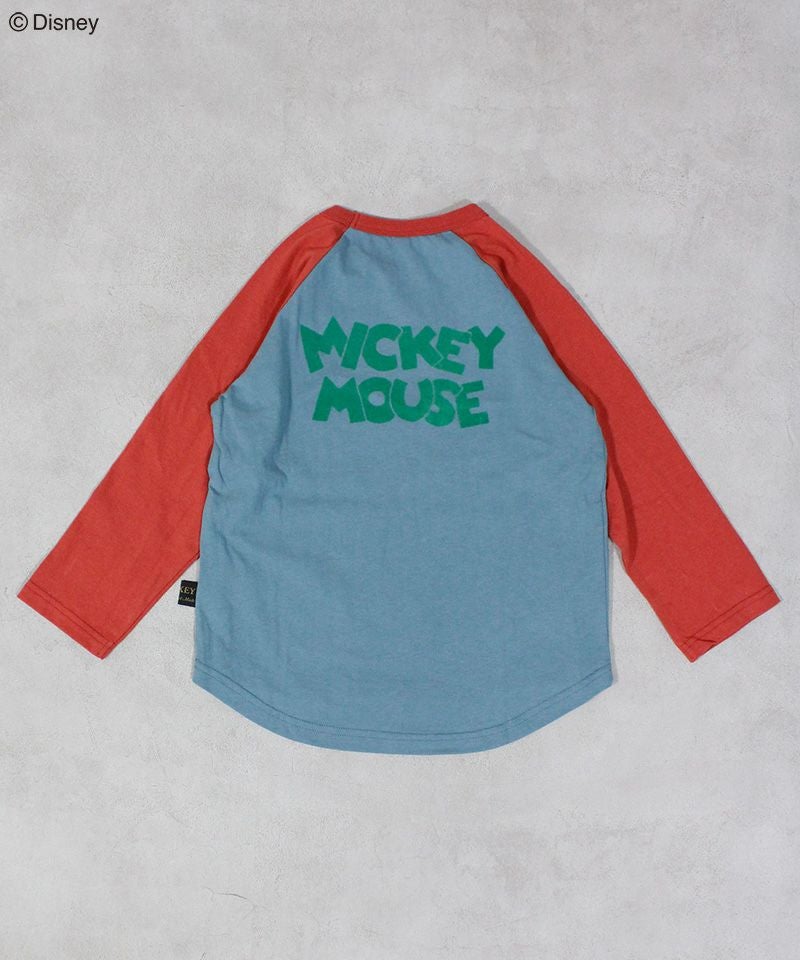 別注】ミッキーマウスラグランロンT ｜ トップス ｜ 子供服のセレクト