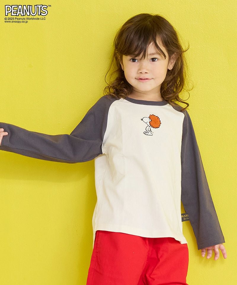 別注】スヌーピーラグランロンT ｜ トップス ｜ 子供服のセレクト