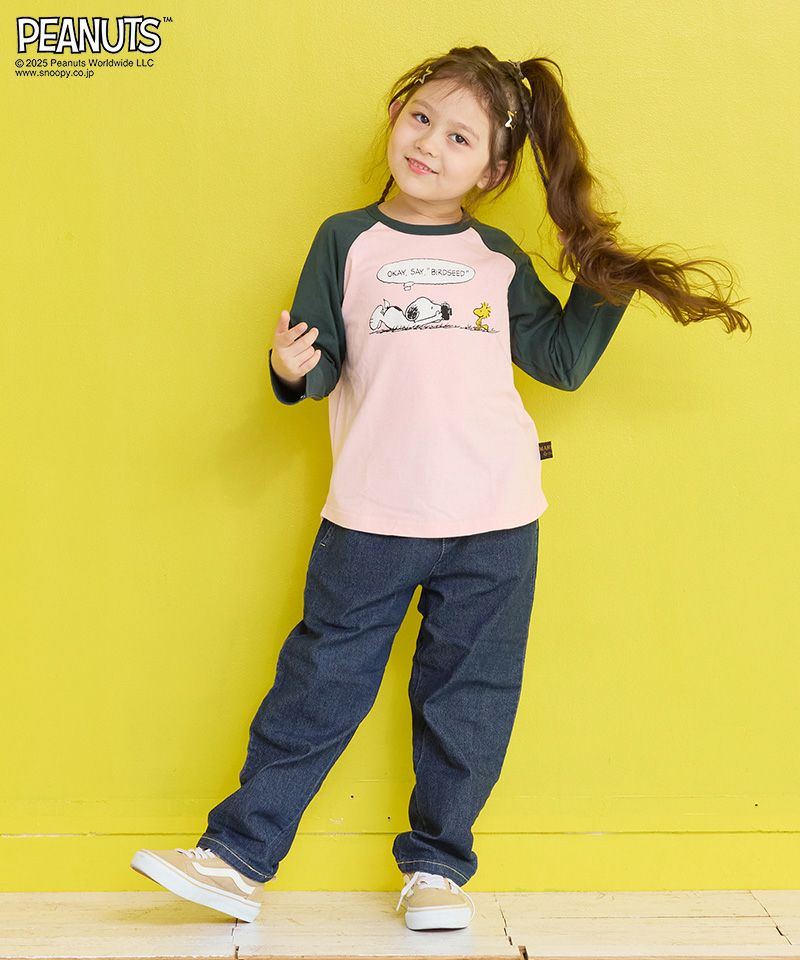 別注】スヌーピーラグランロンT ｜ トップス ｜ 子供服のセレクト